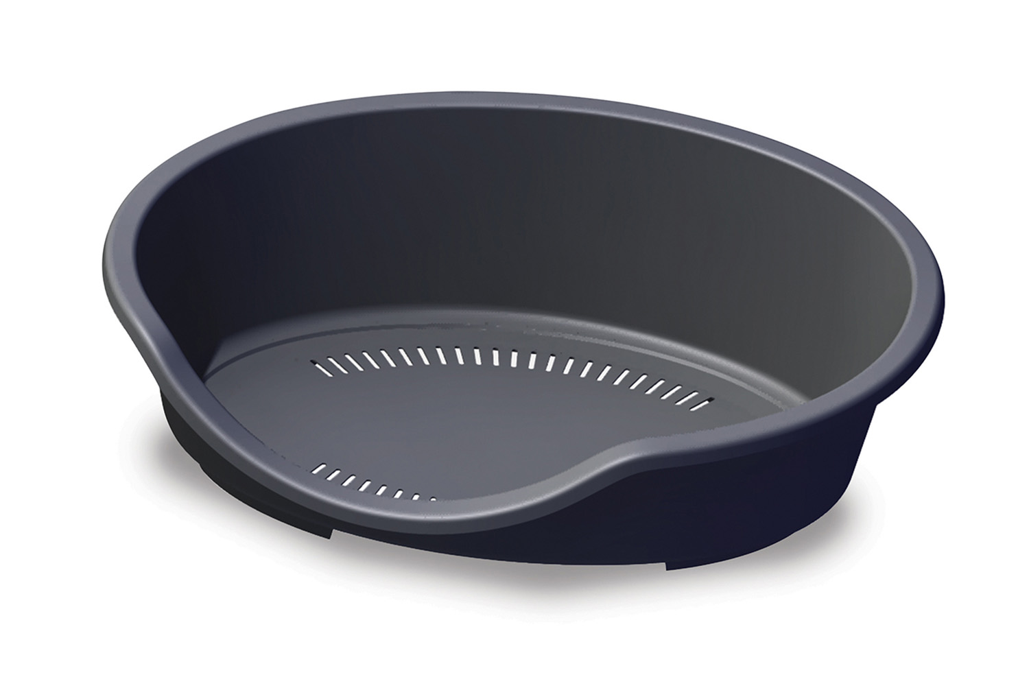 CUCCIA BEDS 95X70X29H ANTRACITE Cuccia Rigida in Plastica Antracite – Massima Igiene per Animali - immagine 1