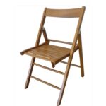 Sedia Pieghevole in Legno Noce