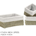 Set Cestini Organizer in Fibra Naturale – Ordine ed Eleganza per la Tua Casa