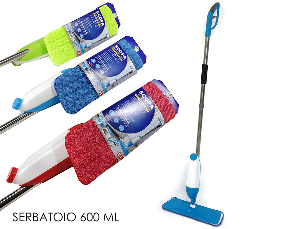 nor Scopa Lavapavimenti Spray con Serbatoio 600 ml – Pulizia Rapida e Senza Secchio - immagine 1