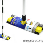 Lavavetri Estensibile 2 in 1 con Spugna e Tergivetro – Da 70 a 120 cm