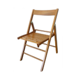 Set 4 Sedie Pieghevoli in Legno Massiccio - immagine 2