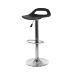 Set 2 Sgabelli Alti Design Moderno – Nero - immagine 4