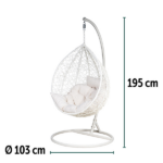 Poltrona Sospesa - Bianca - immagine 3