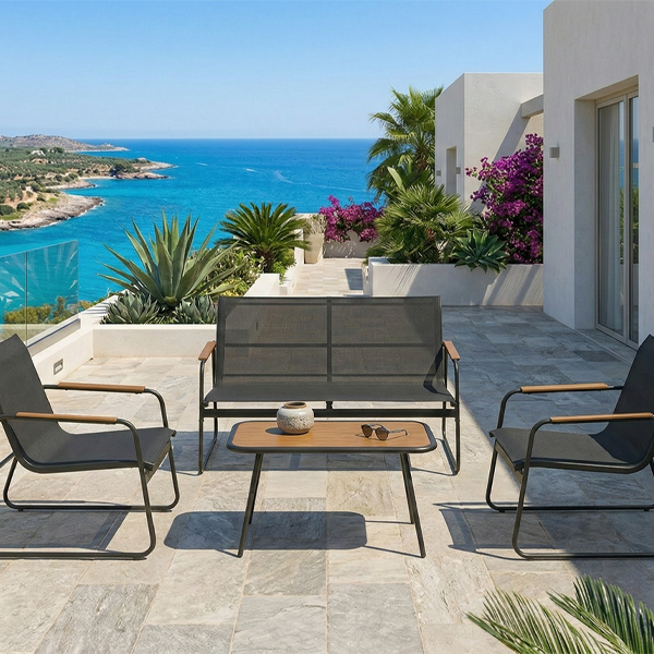 755055 (1) Set Tavolo Con Divano e Poltrone - immagine 1