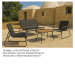 Set Tavolo Con Divano e Poltrone - immagine 4