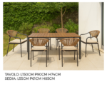 Set Tavolo Con Sedie e Cuscini - immagine 5