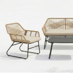 Set Tavolino Con 2 Poltrone e Divano - immagine 2