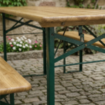 Set Tavolo Birreria 180x70 cm Con 2 Panchine - immagine 2