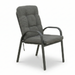 Set Tavolo Con 6 Sedie + Ombrellone - Grigio - immagine 2