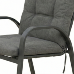 Set Tavolo Con 6 Sedie + Ombrellone - Grigio - immagine 3