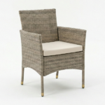 Set Tavolino Con 2 Poltrone e Divano - Tortora - immagine 3