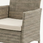 Set Tavolino Con 2 Poltrone e Divano - Tortora - immagine 4