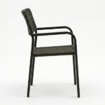 Set Tavolo Con 4 Sedie - Antracite - immagine 4