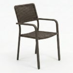 Set Tavolo Con 4 Sedie - Marrone - immagine 4