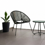 Set Tavolino  Ø 50 Cm Con 2 Poltrone - immagine 2