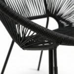 Set Tavolino  Ø 50 Cm Con 2 Poltrone - immagine 4