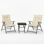 Set Tavolino 45x45 Cm Con 2 Poltrone - immagine 2