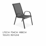 Sedia In Acciaio - Antracite - immagine 3