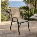 Sedia In Acciaio - Tortora