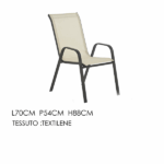 Sedia In Acciaio - Tortora - immagine 4