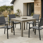 Sedia Grigia In Alluminio Imbottita - immagine 3