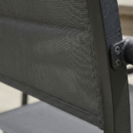 Sedia Grigia In Alluminio Imbottita - immagine 2