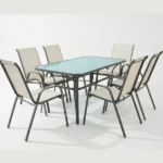 Set Tavolo 150x90 Cm Con 6 Sedie - immagine 2