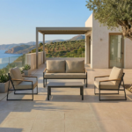 Set Tavolo Con Divanetto e 2 Sedie - Beige