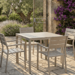 Tavolo Quadrato -Tortora Effetto Legno - immagine 3