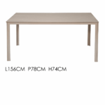 Tavolo Rettangolare - Tortora Effetto Legno - immagine 3