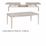 Tavolo Allungabile - Tortora Effetto Legno - immagine 4