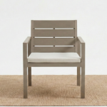 Set Panchina Con 2 Sedie e Tavolo Effetto Legno - Tortora - immagine 3