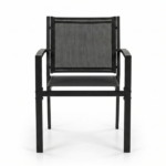 Set Panchina Con 2 Sedie e Tavolino - Antracite - immagine 3