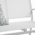 Set Tavolino Con 2 sedie e Panchina - Bianco - immagine 5