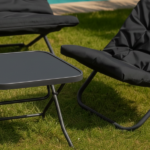 Set Tavolino Con Divano E 2 Poltrone - Antracite - immagine 3