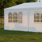 Gazebo 3x6 MT. Bianco Con Tende Laterali - immagine 3