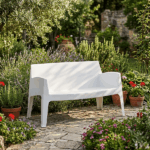 Panchina In Plastica - Bianca