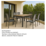 Set Tavolo Estensibile + 6 Sedie - immagine 5