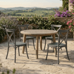 Set 4 Sedie Tiffany - Antracite