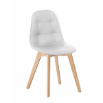 Set 4 Sedie Fyord - Bianco - immagine 2