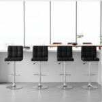 Set 4 Sgabelli Clark - Grigio Antracite