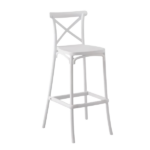 Sgabello Tiffany - Bianco