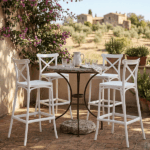 Set 4 Sgabelli Tiffany - Bianco