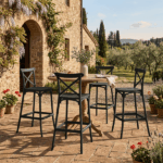 Set 4 Sgabelli Tiffany - Grigio Antracite