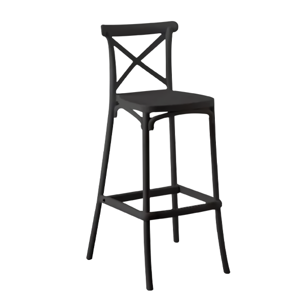 KS-015 Sgabello Tiffany - Grigio Antracite - immagine 1