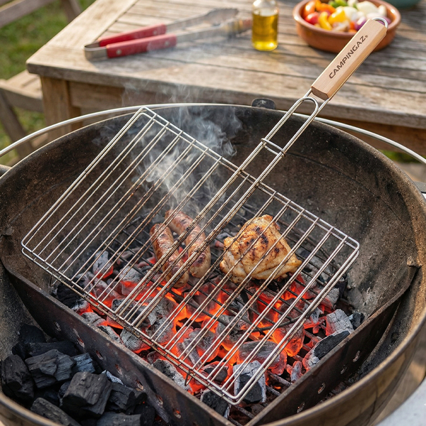 Tavola da disegno 24 Griglia Per Barbecue Doppia Senza Piedi - immagine 1