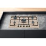 Hotpoint Ariston PCN 750 T (AV) R/HA: Piano Cottura a Gas da 75 cm Color Avena - immagine 2