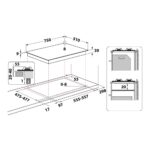Hotpoint Ariston PCN 750 T (AV) R/HA: Piano Cottura a Gas da 75 cm Color Avena - immagine 5