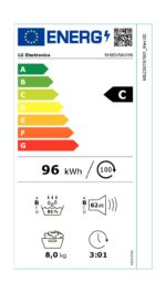 LG RH80V9AVHN: Asciugatrice Smart 8kg con Pompa di Calore e Tecnologia Inverter - immagine 11